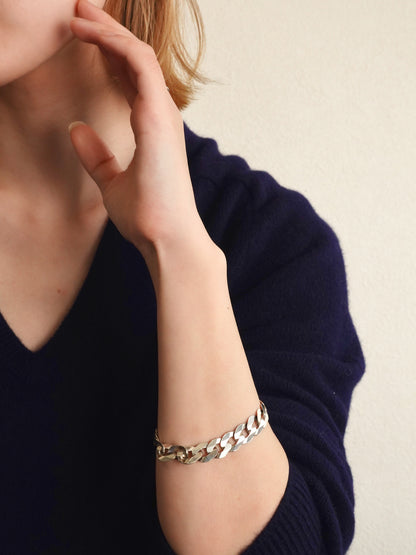 Chunky Curve Link Bracelet