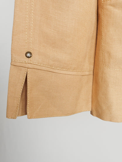 No collar Studs Jacket