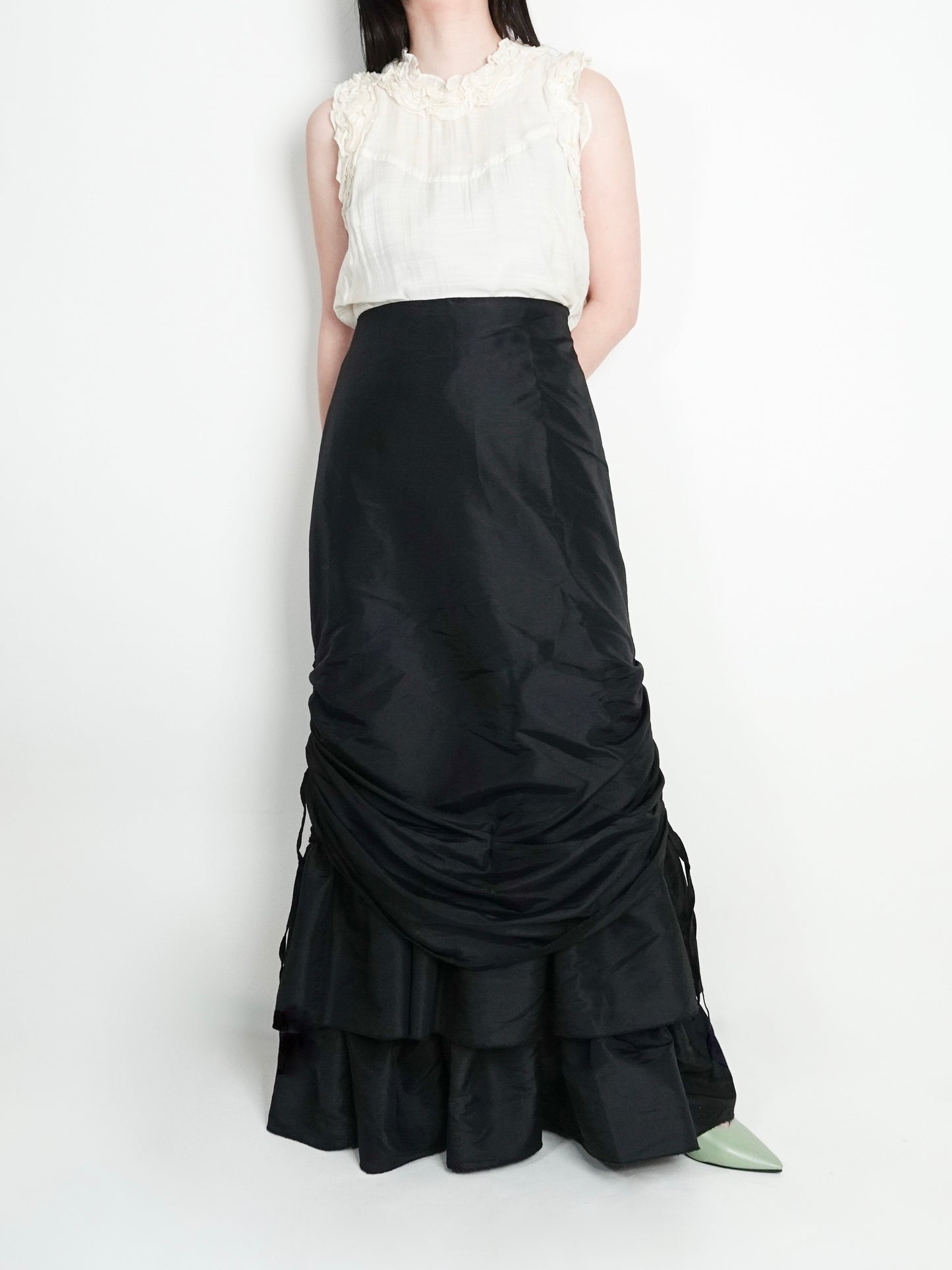 Tiered Draw cord Skirt