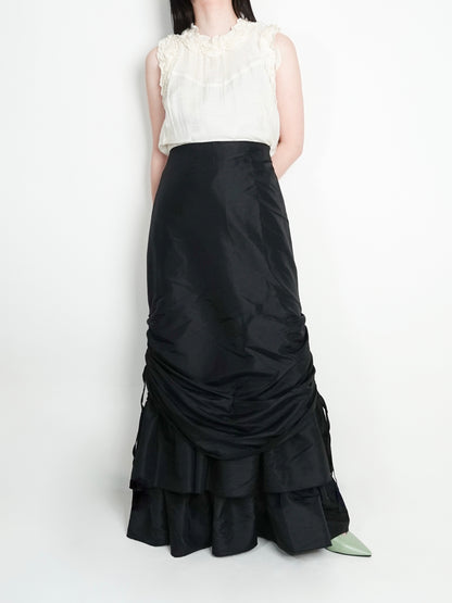Tiered Draw cord Skirt