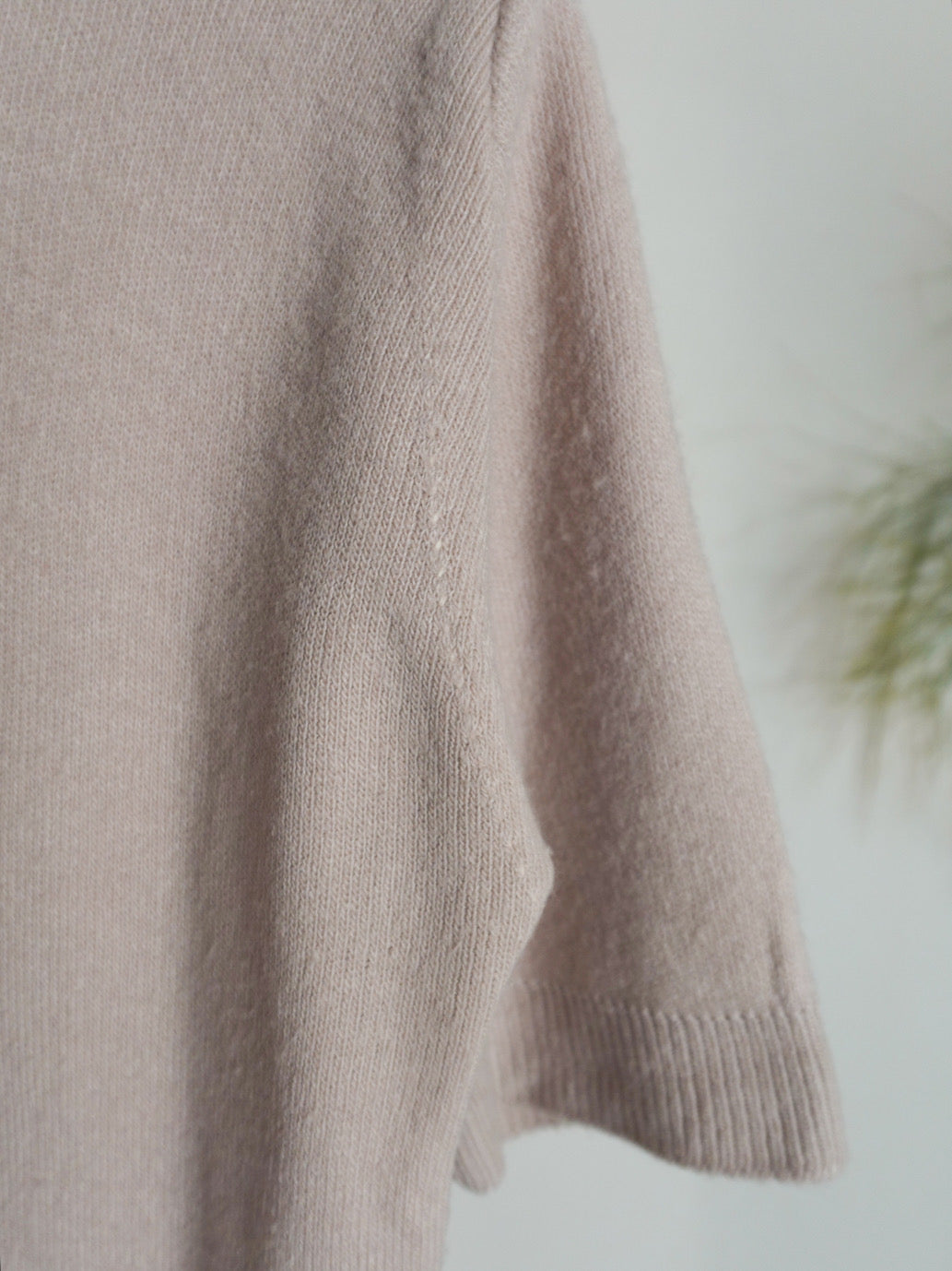 Half sleeve Knit BEIGE