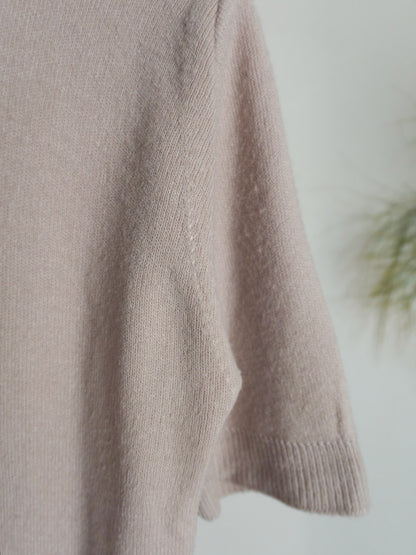 Half sleeve Knit BEIGE