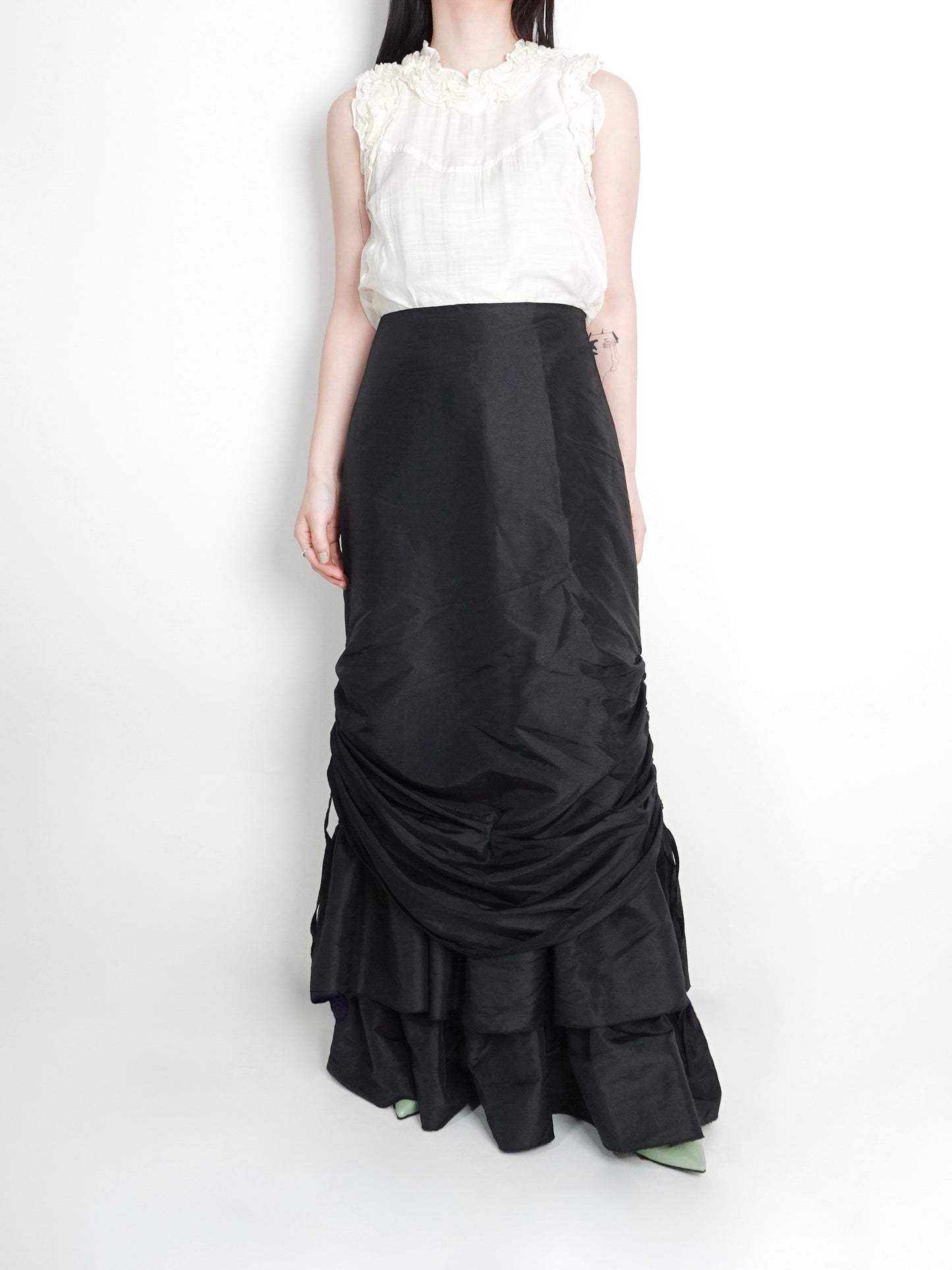 Tiered Draw cord Skirt