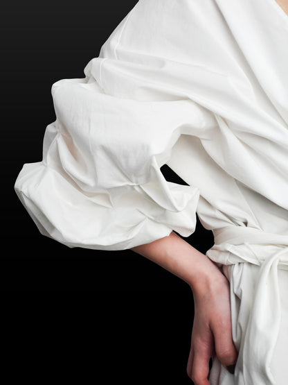 Cache-coeur Big Sleeve Blouse