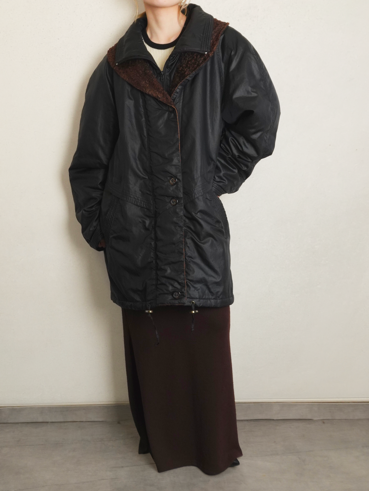 Nylon Layered Coat