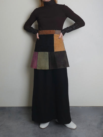Patchwork Suède Skirt