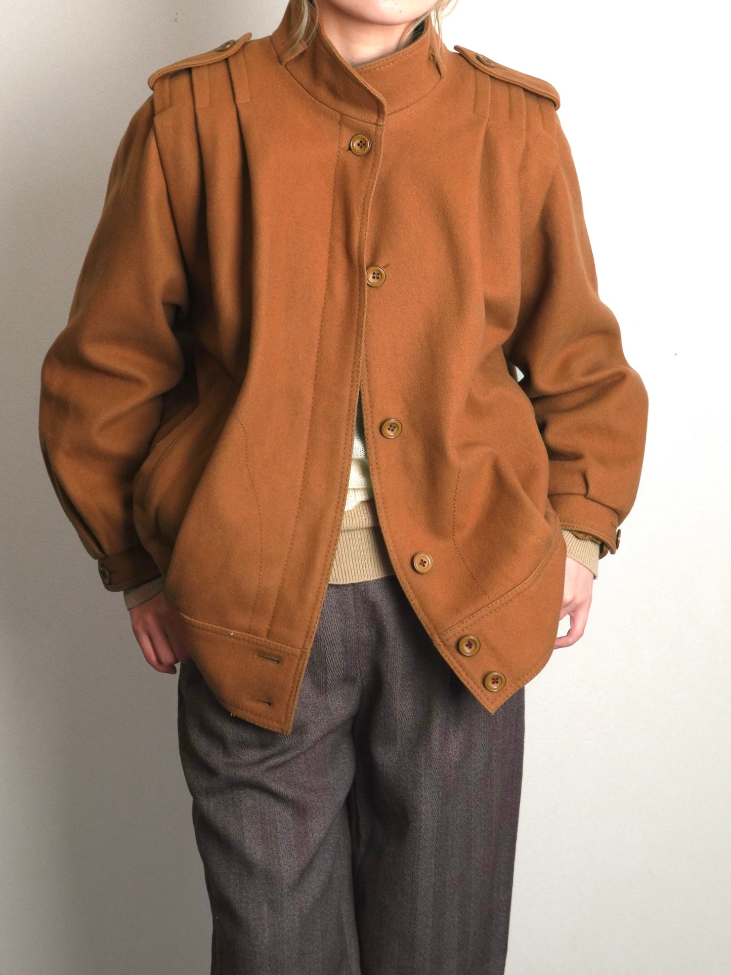 Melton Blouson Jacket