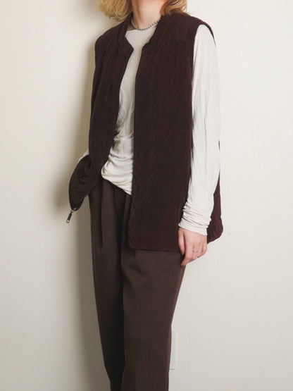 "CHICO'S" Quilting Zip Vest