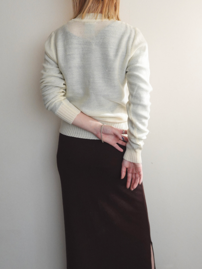 Vneck Knit Pullover