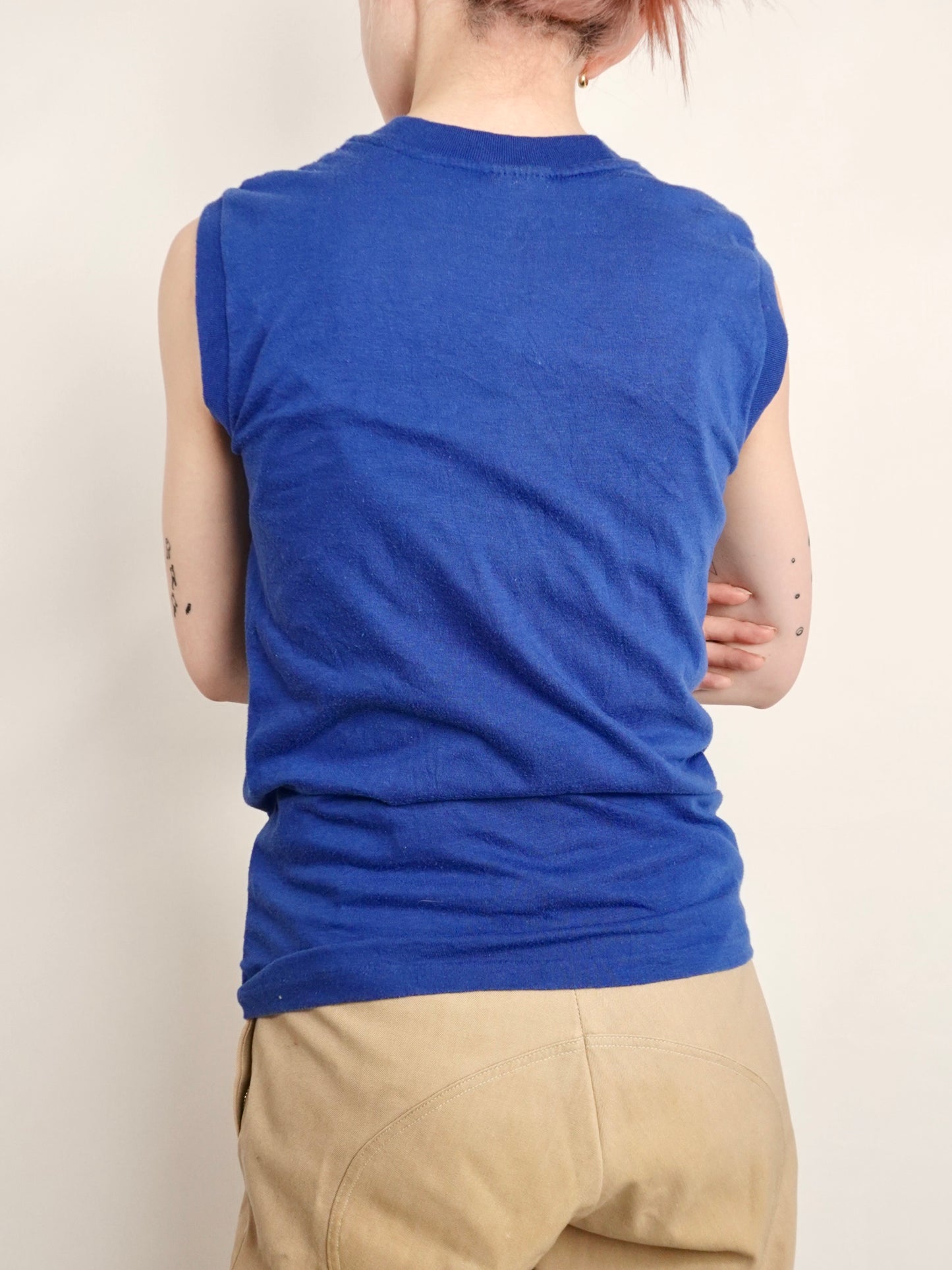 80s~ Print Sleeveless Tee