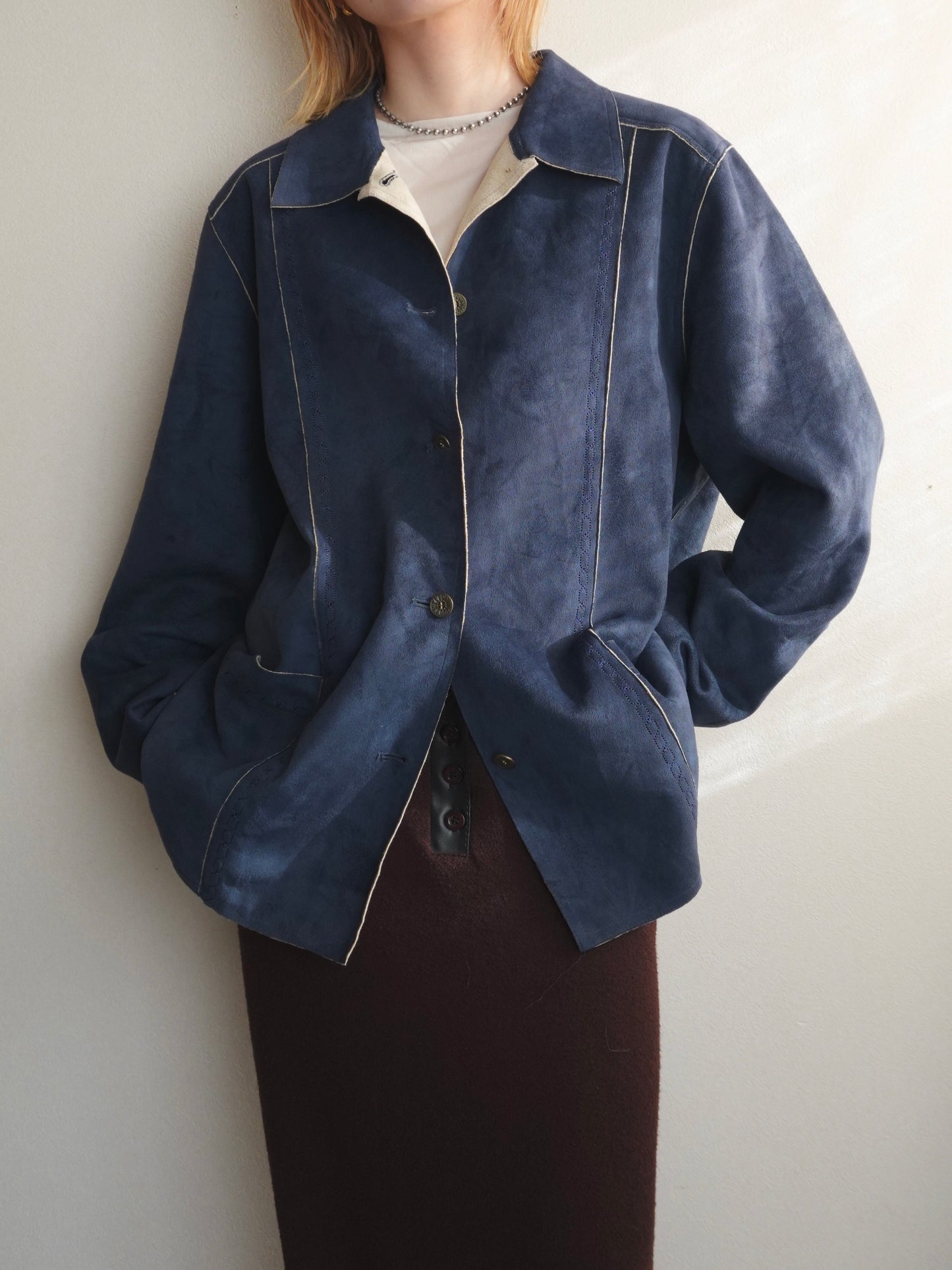 Fake suède "alfred dunner" Shirt