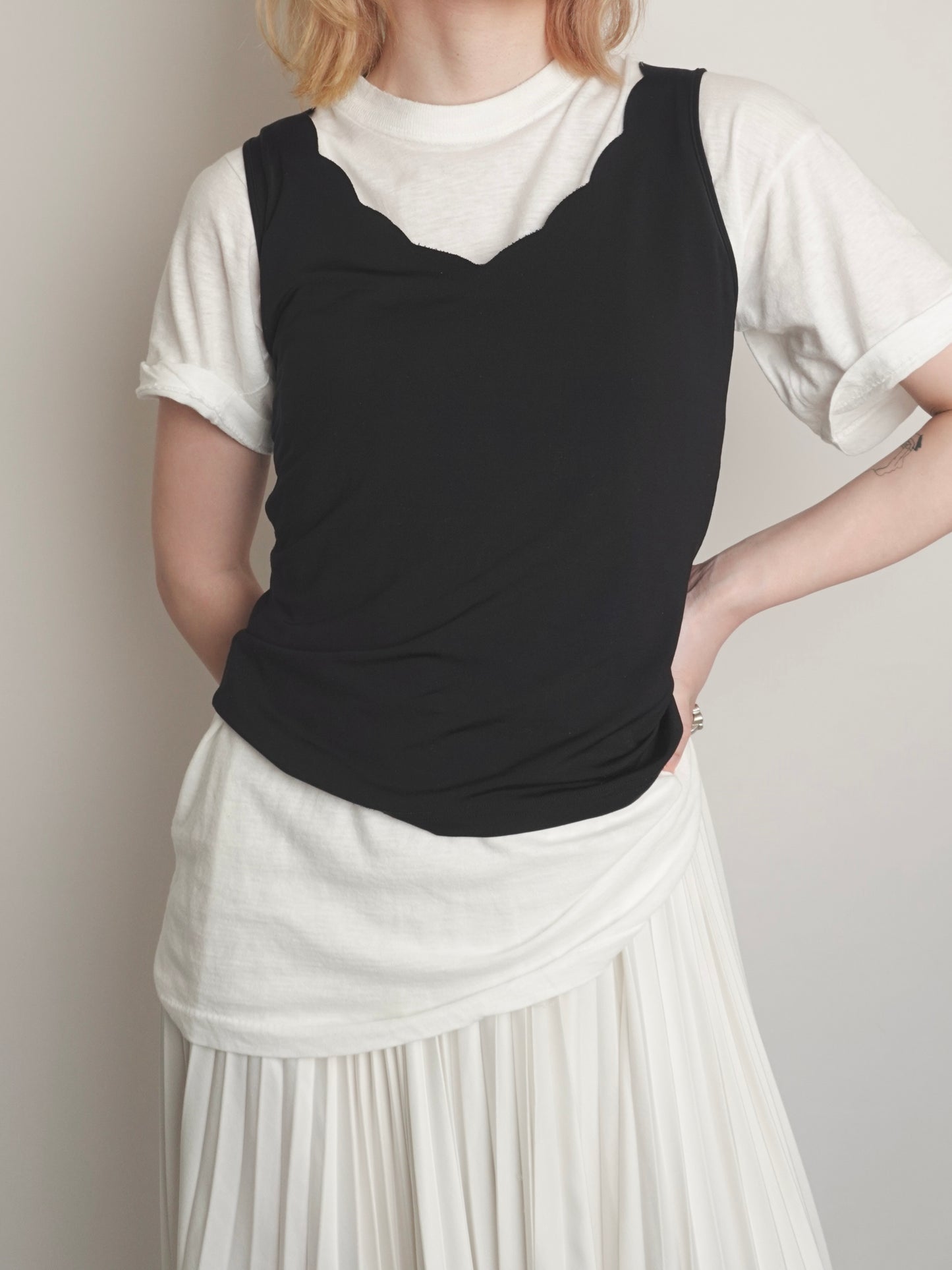Cutting Sleeveless Tops
