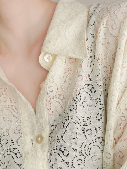 Sheer Lace Shirt