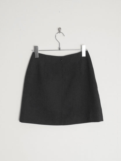 Slit Mini Skirt