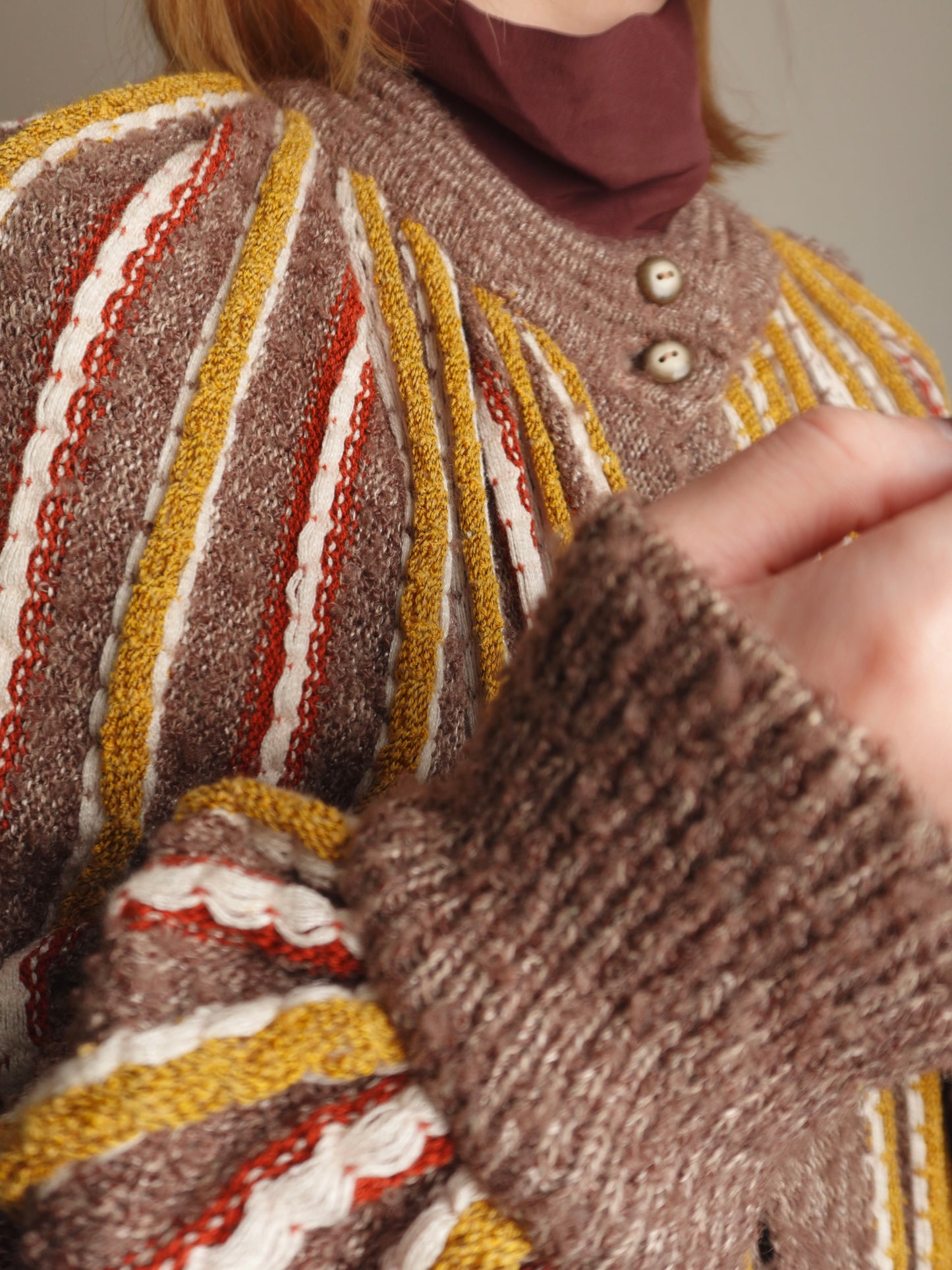 Stripe Knit Cardigan