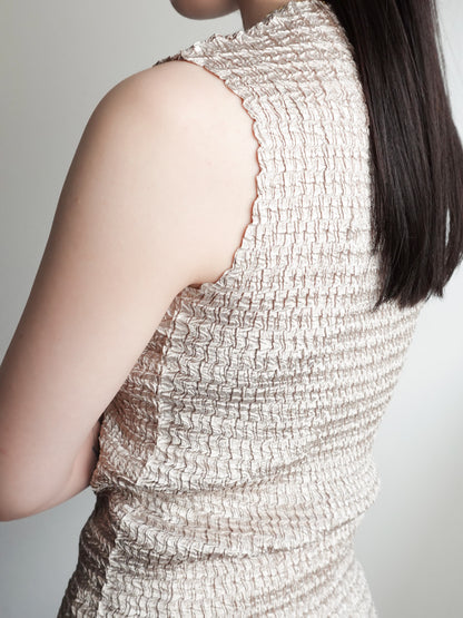 Shirring Pleats Tops