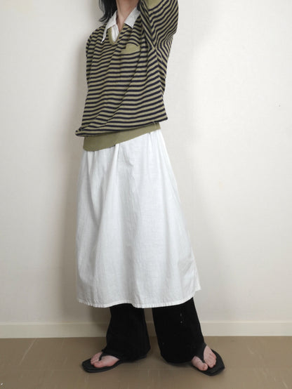 Vneck Border Tops