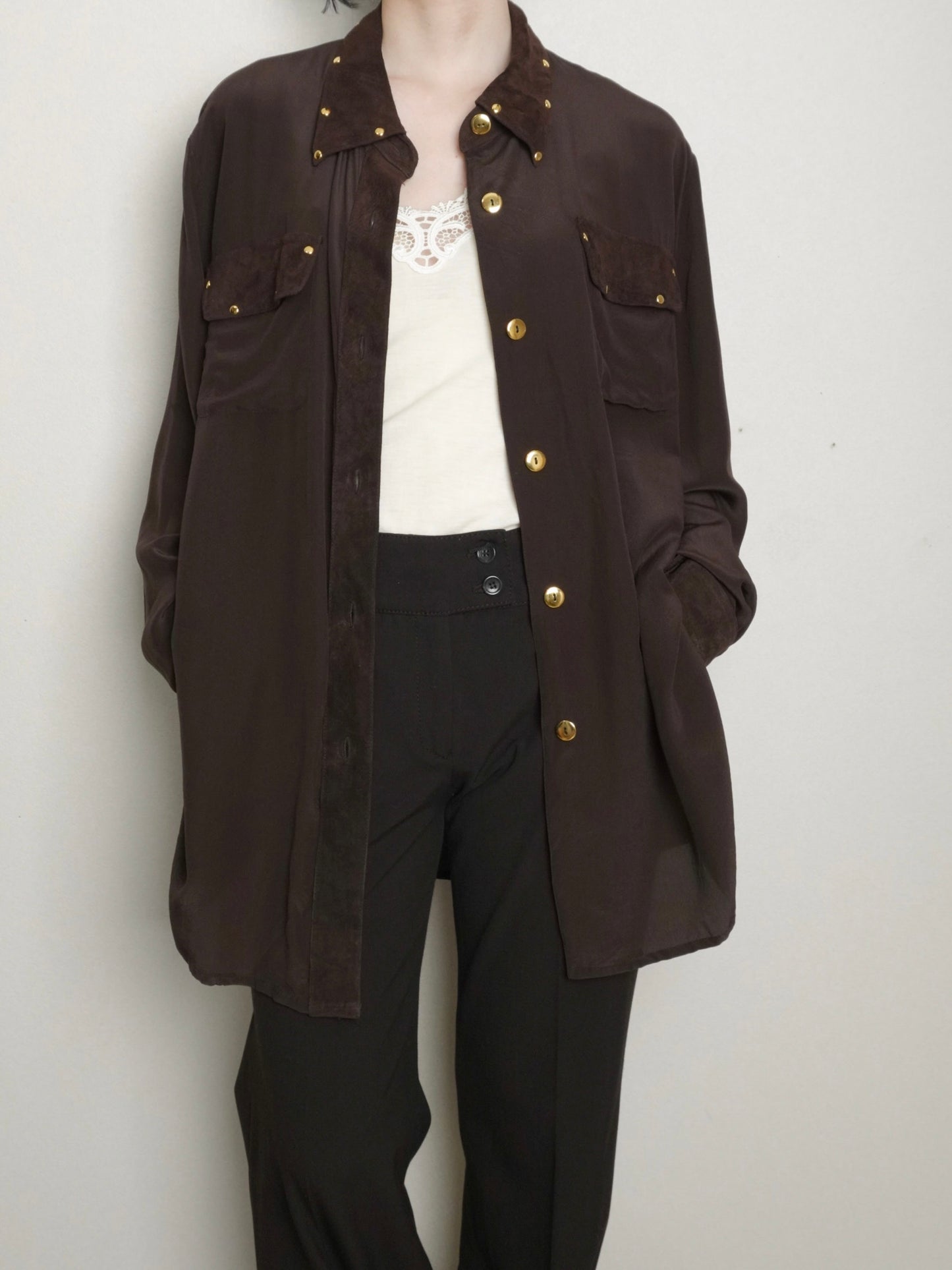 Silk Suede Shirt