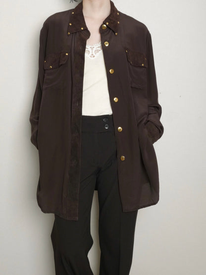Silk Suede Shirt