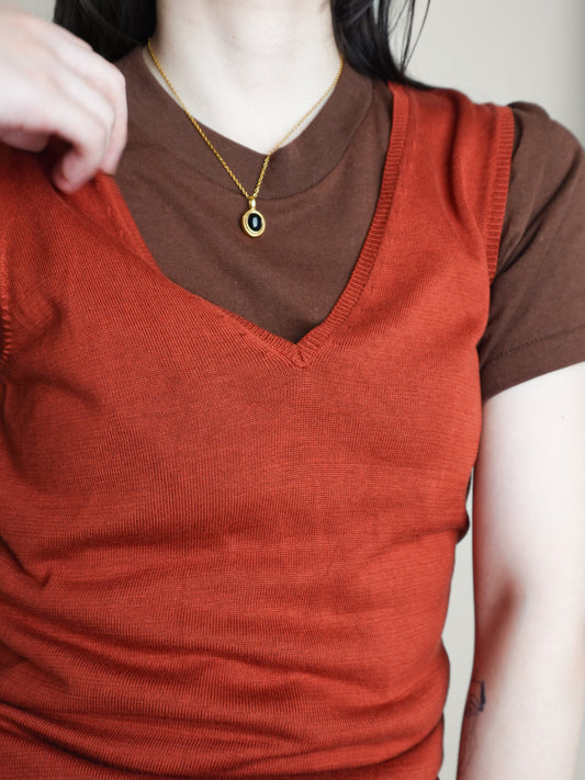 Silk Sleeveless Tops