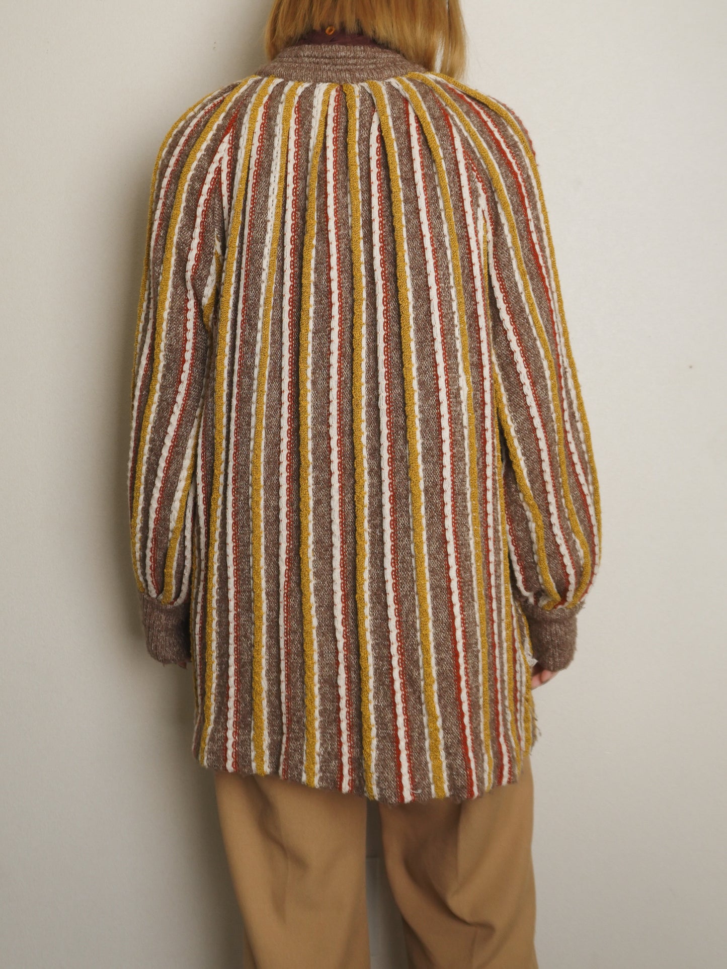 Stripe Knit Cardigan