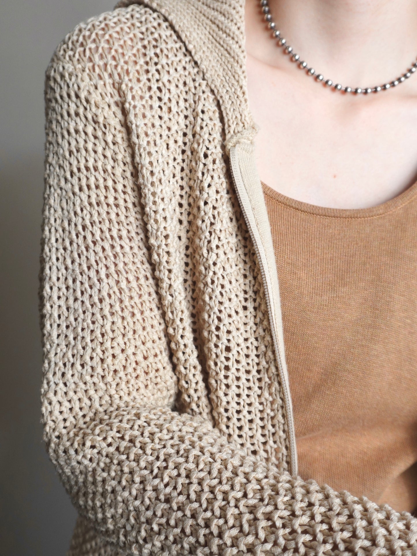 Zip Knit Cardigan