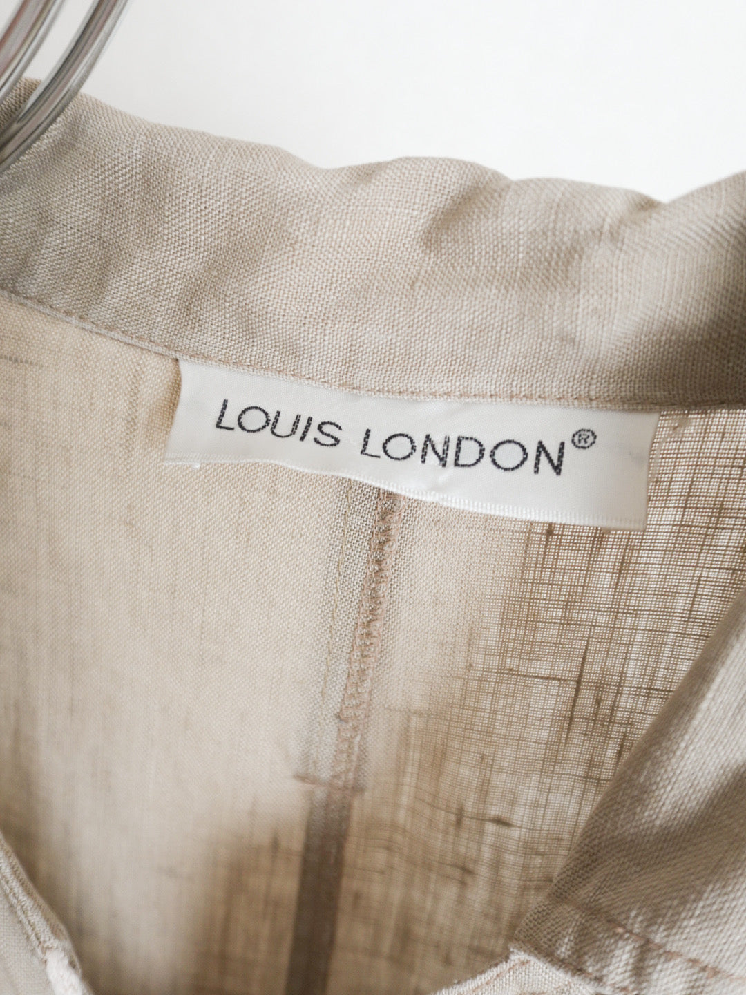 Linen Doublezip Gather Onepiece
