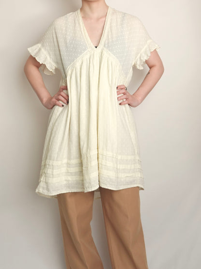 Dot Vneck Tunic