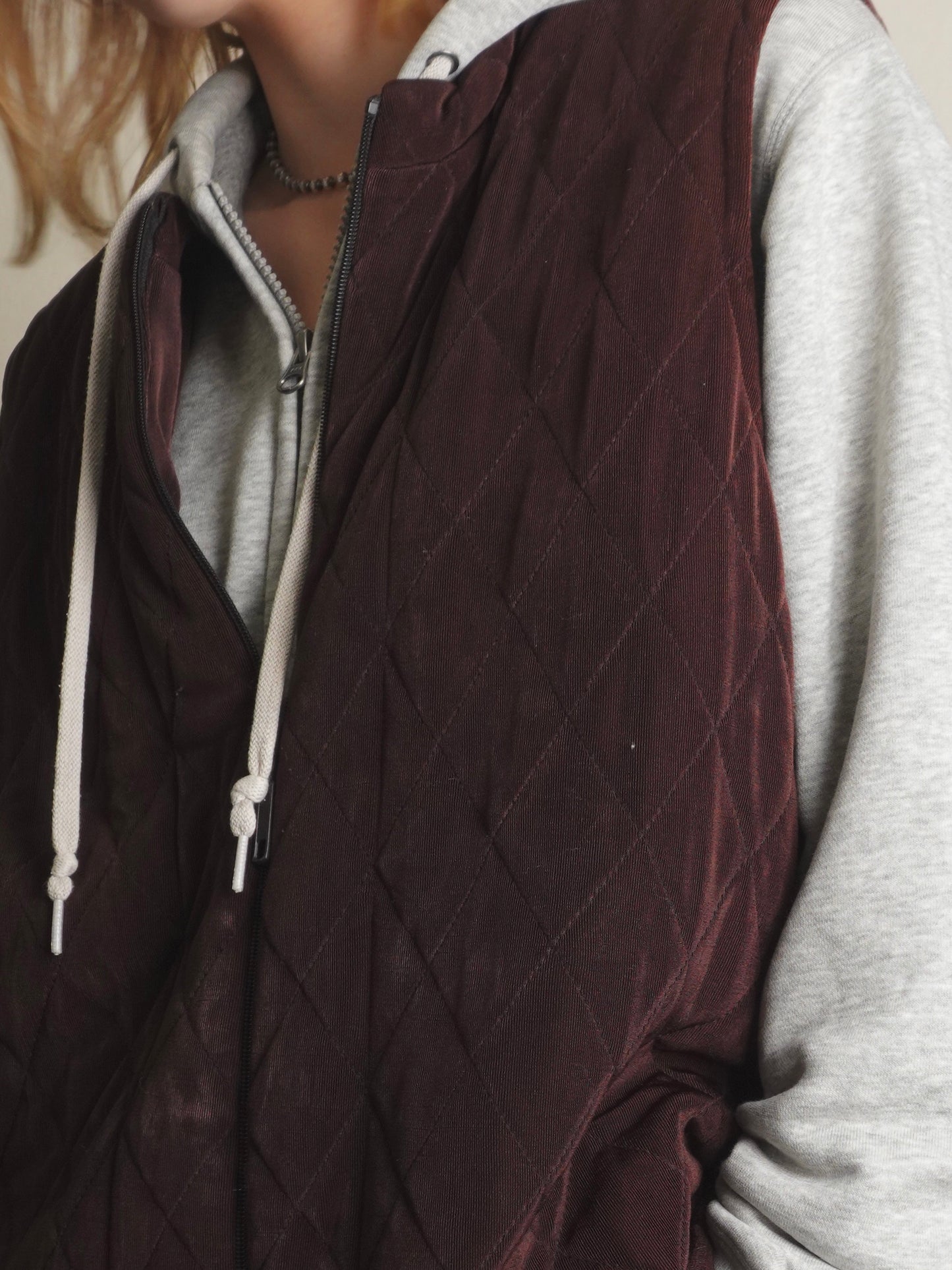 "CHICO'S" Quilting Zip Vest