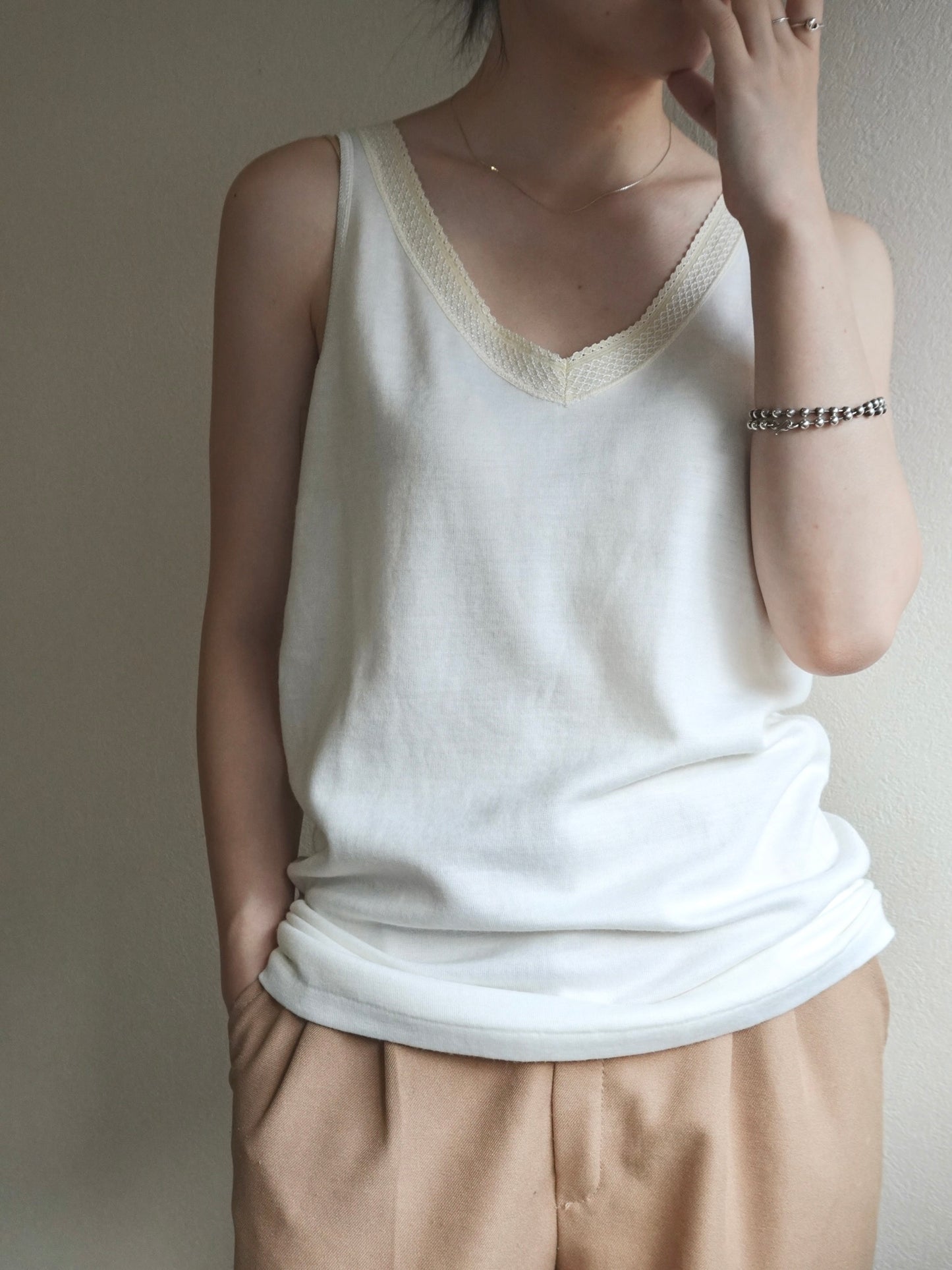 Euro Lace Underwear Tank