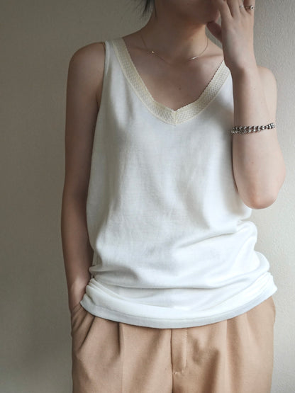 Euro Lace Underwear Tank
