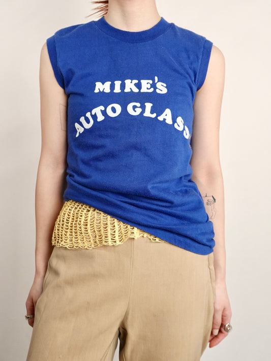 80s~ Print Sleeveless Tee