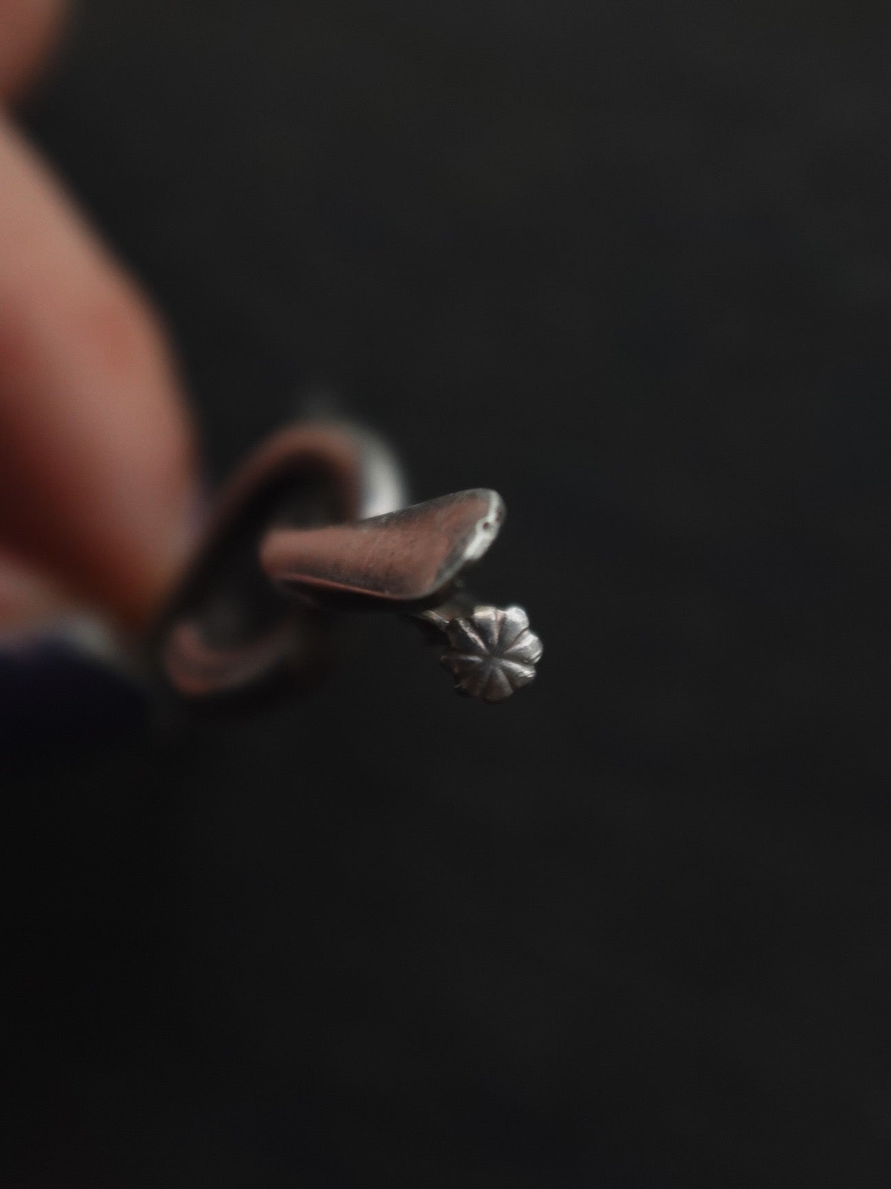 Silver Brooch - Trombone clasp