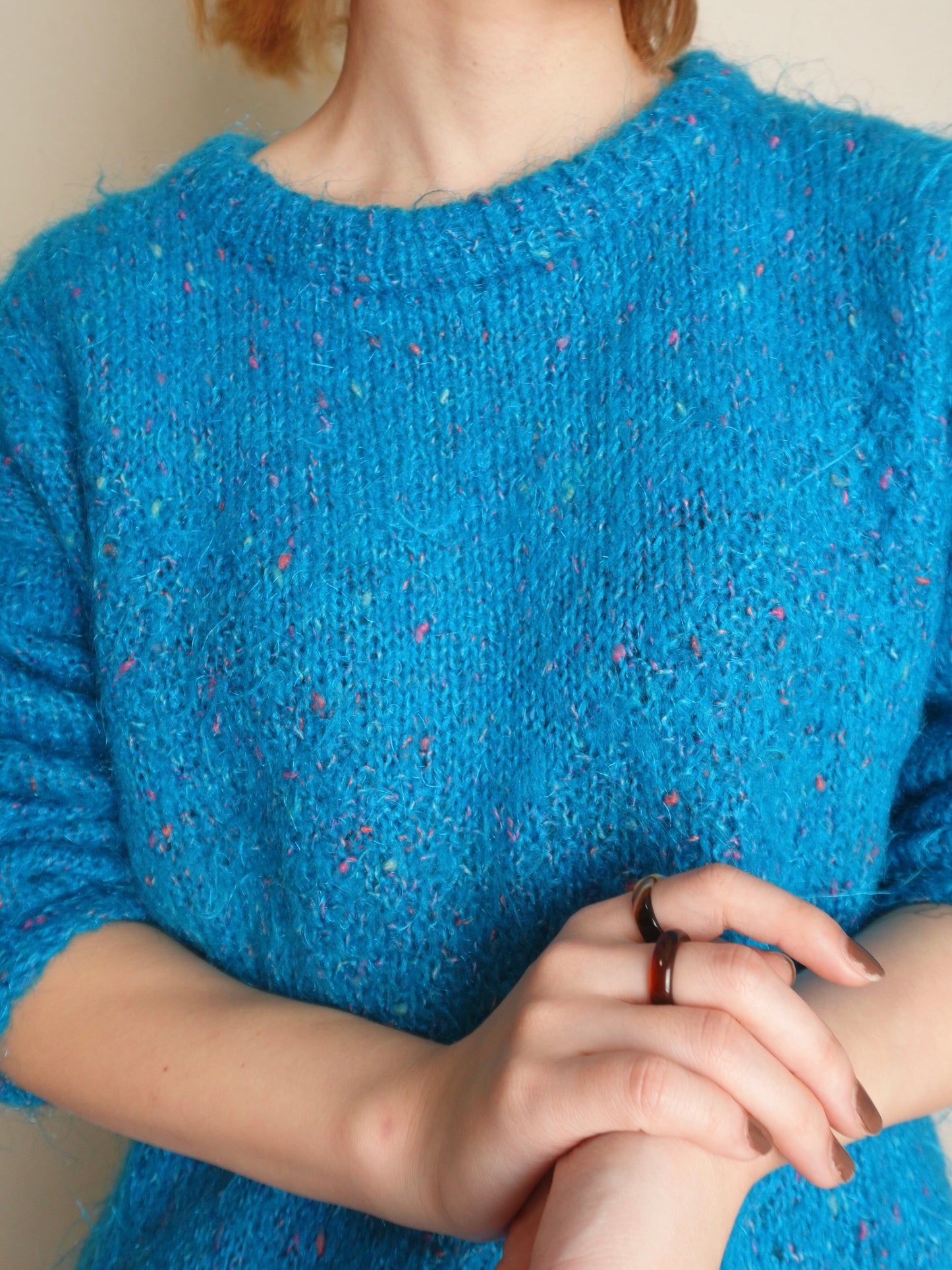 Mix Blue Knit