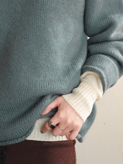 90s~ "J.CREW" Roll neck Knit