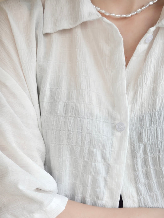 Textured Short Sleeve Shirt