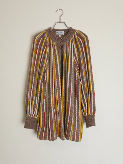 Stripe Knit Cardigan