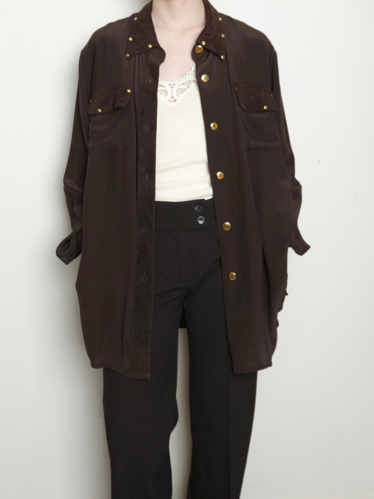 Silk Suede Shirt