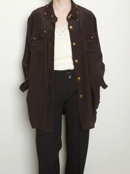 Silk Suede Shirt