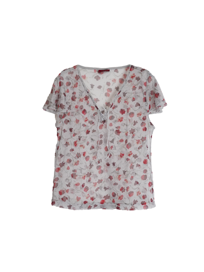 Sheer Flower Tops
