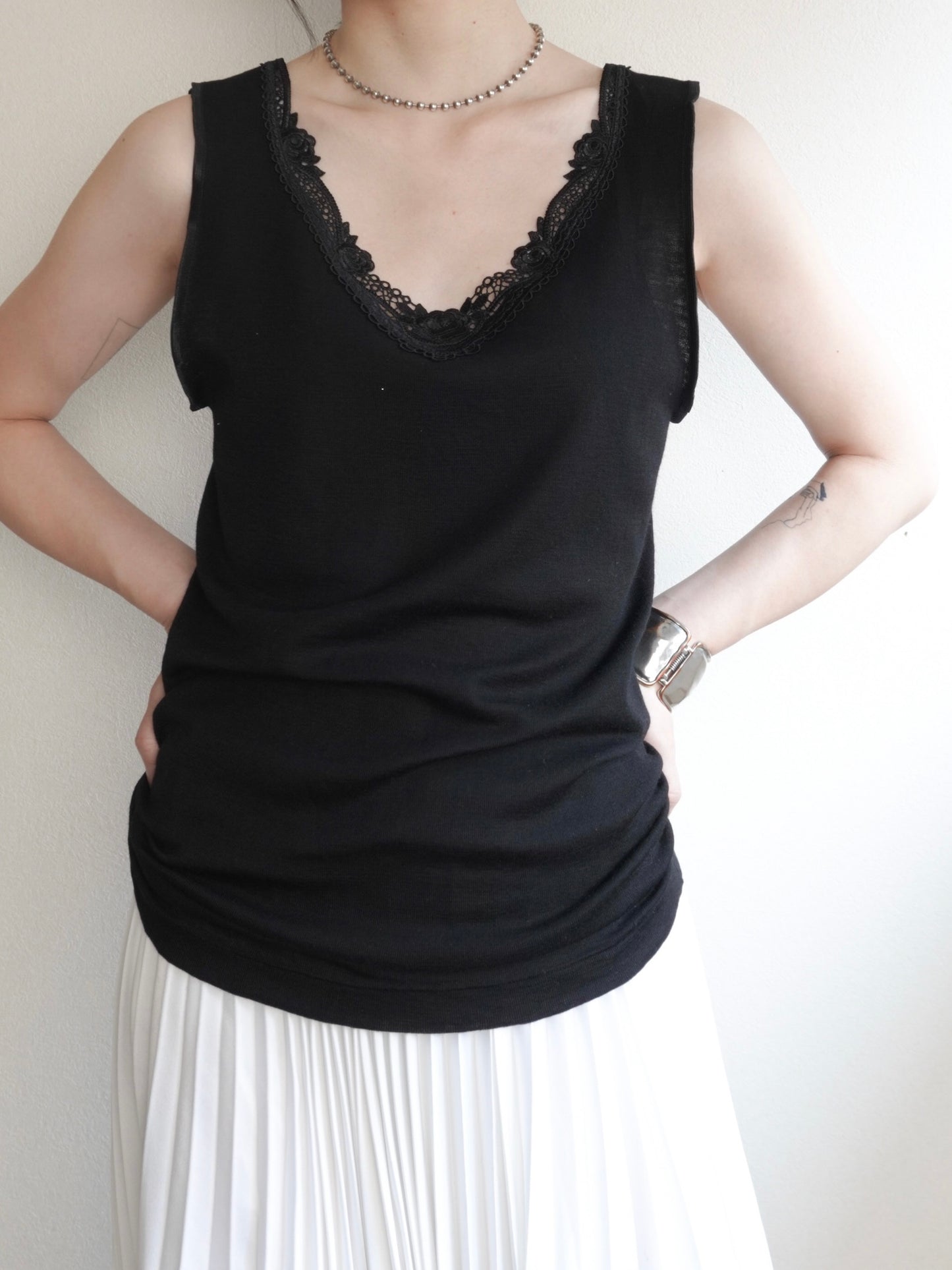 Euro Lace Underwear Tank