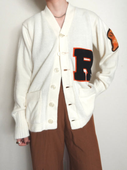 Lettered Cardigan
