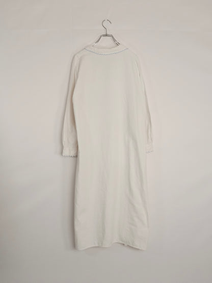 Embroidery Long Shirt Dress