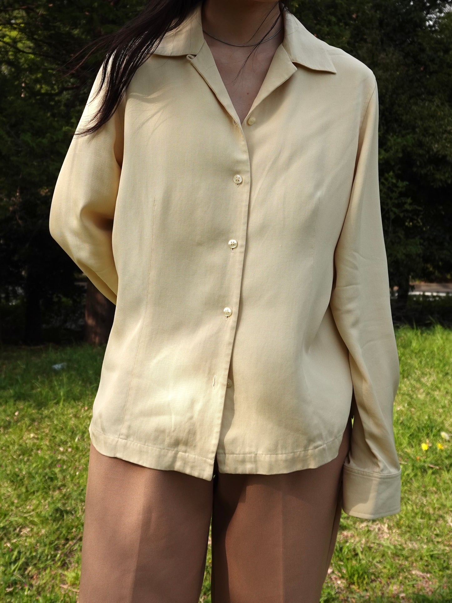 90s Silk Shirt