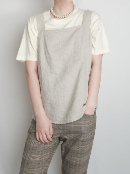 Linen Square neck Camisole