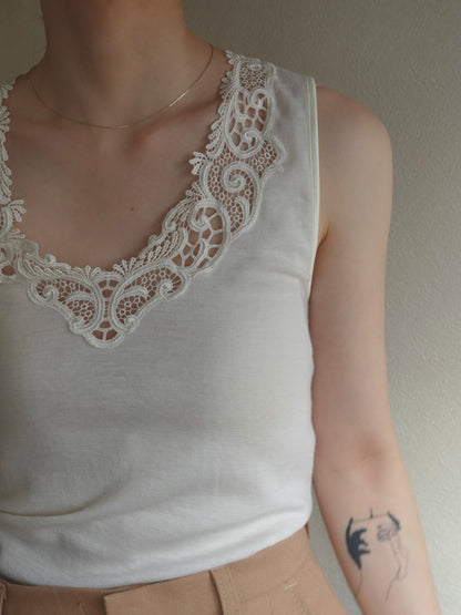 Euro Lace Underwear Tank