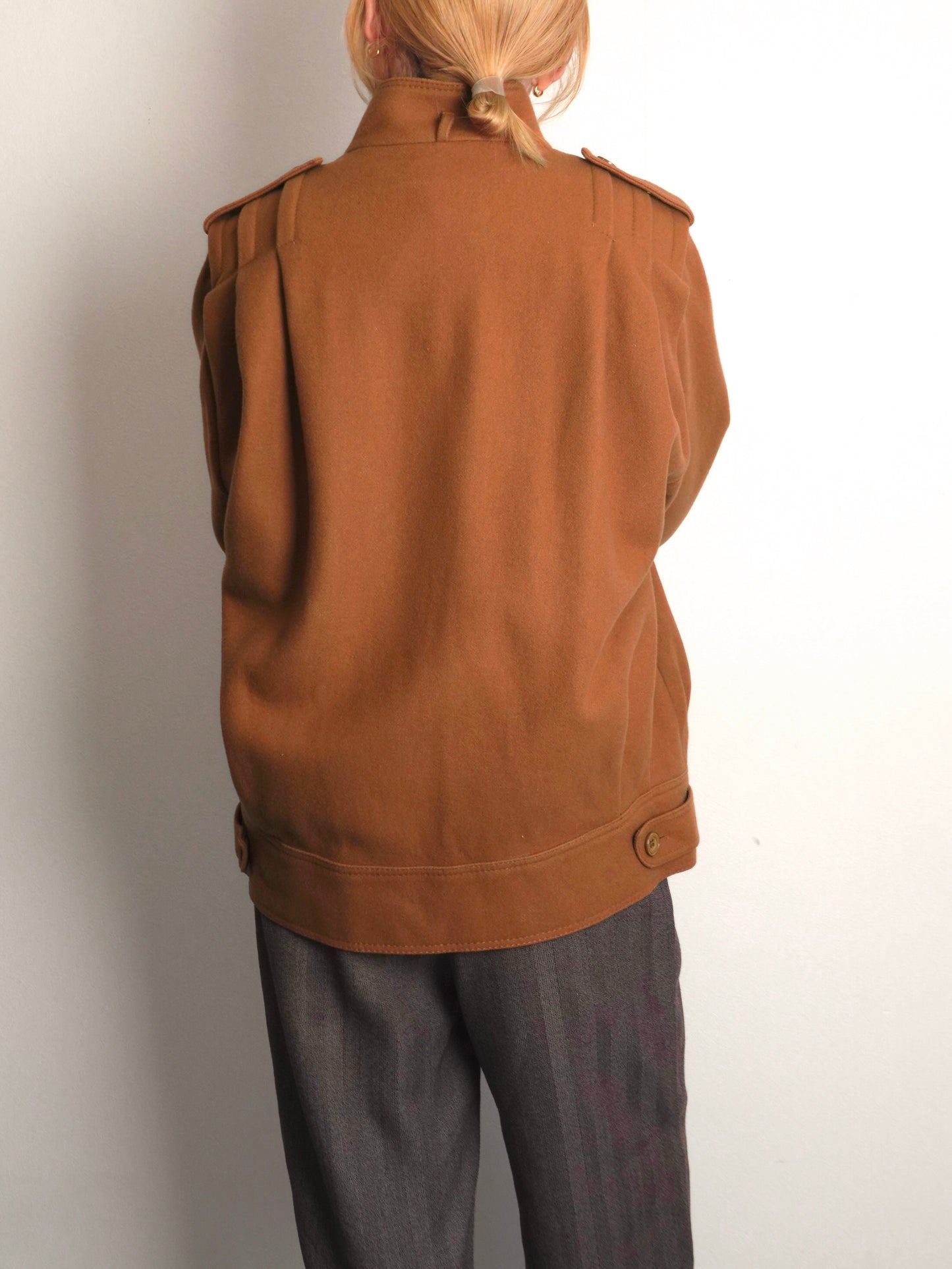 Melton Blouson Jacket