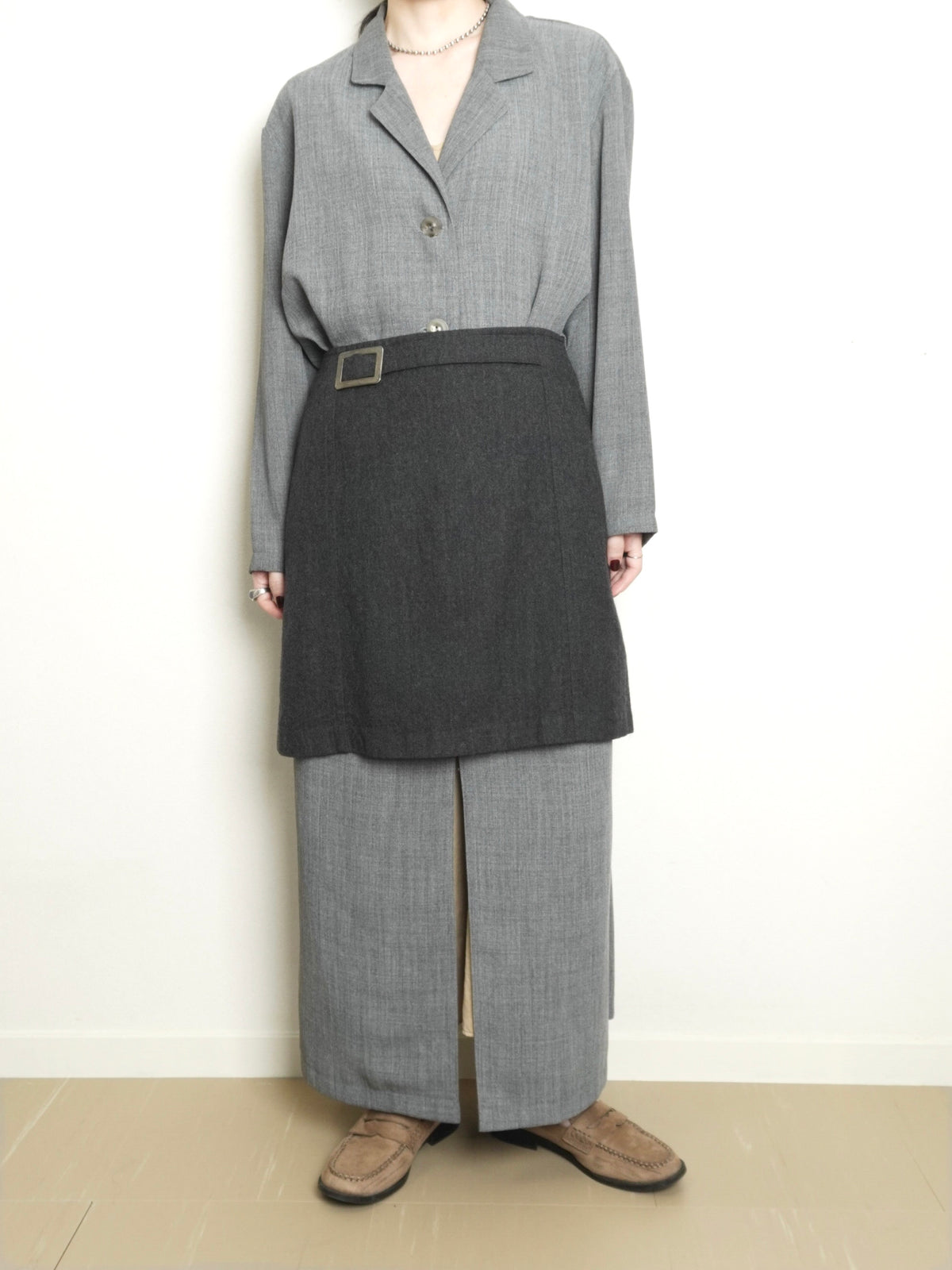 Wool Mini Skirt