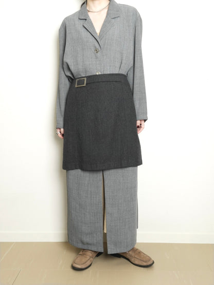 Wool Mini Skirt