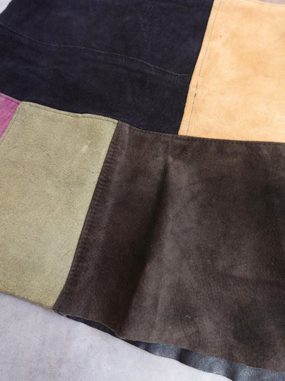Patchwork Suède Skirt